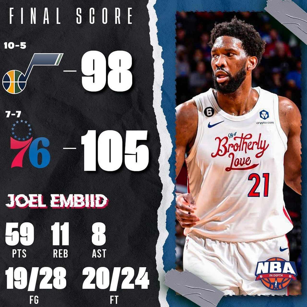 北京队翻盘爵士,恩比德点燃赛场 北京队翻盘爵士,恩比德点燃赛场